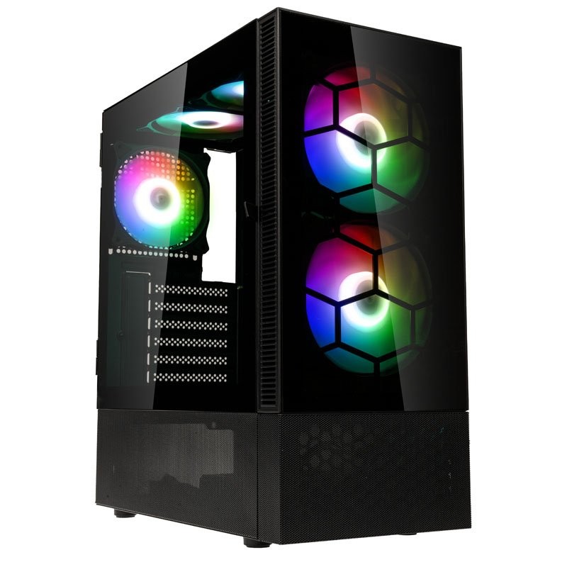 Case Kolink Observatory MX Glass ARGB Midi Tower Nero - Immagine 1