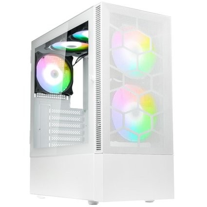 Case Kolink Observatory MX Mesh ARGB Midi Tower Bianco - Immagine 1