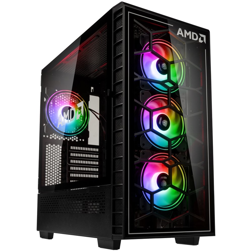 Kolink Observatory Y AMD SE, ARGB Mid-Tower - black - Immagine 1
