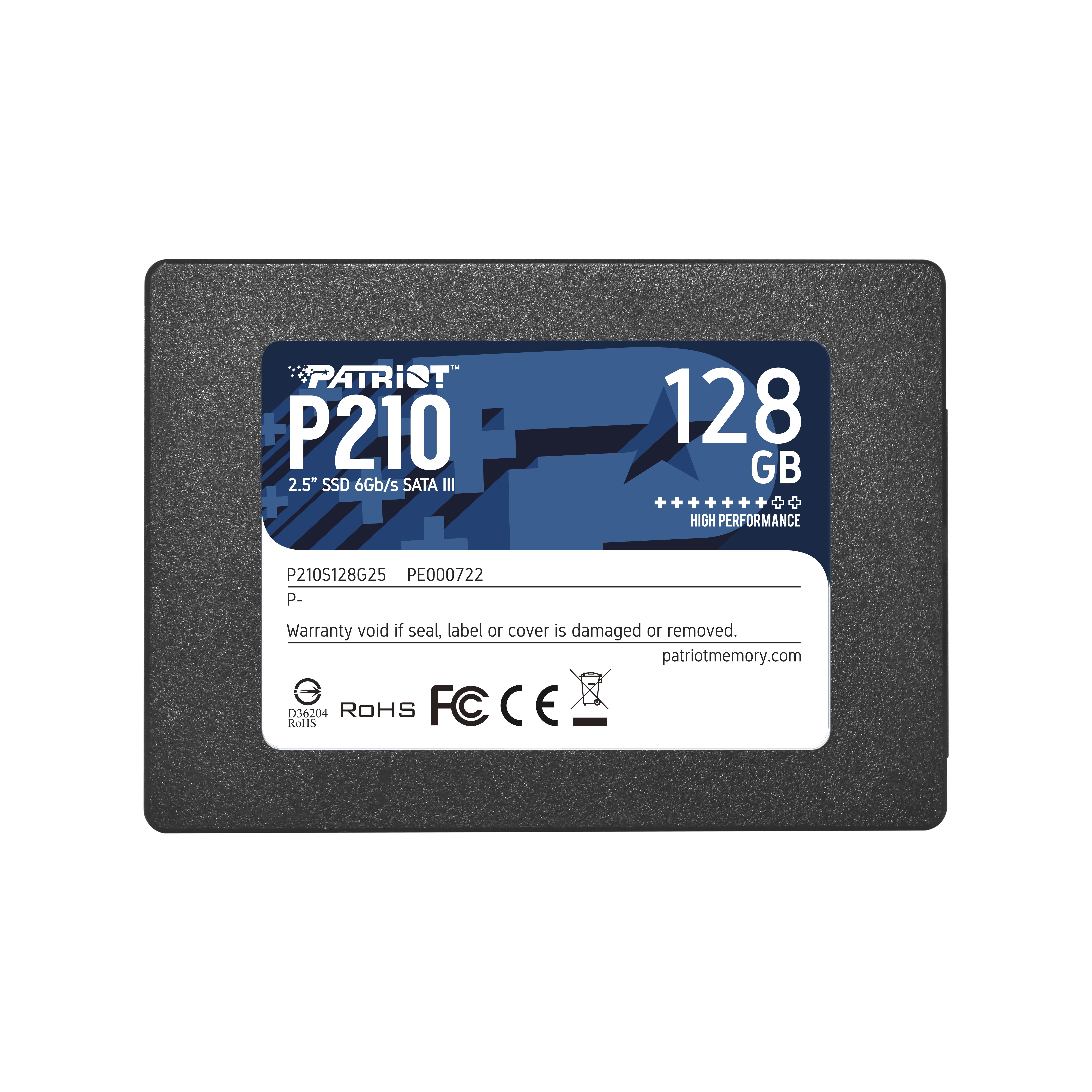 SSD SATA III Patriot Memory P210 2.5 128 GB - Immagine 1