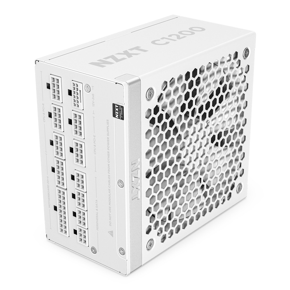 Alimentatore NZXT C1200 Gold 1200 W 24-pin ATX Bianco - Immagine 1