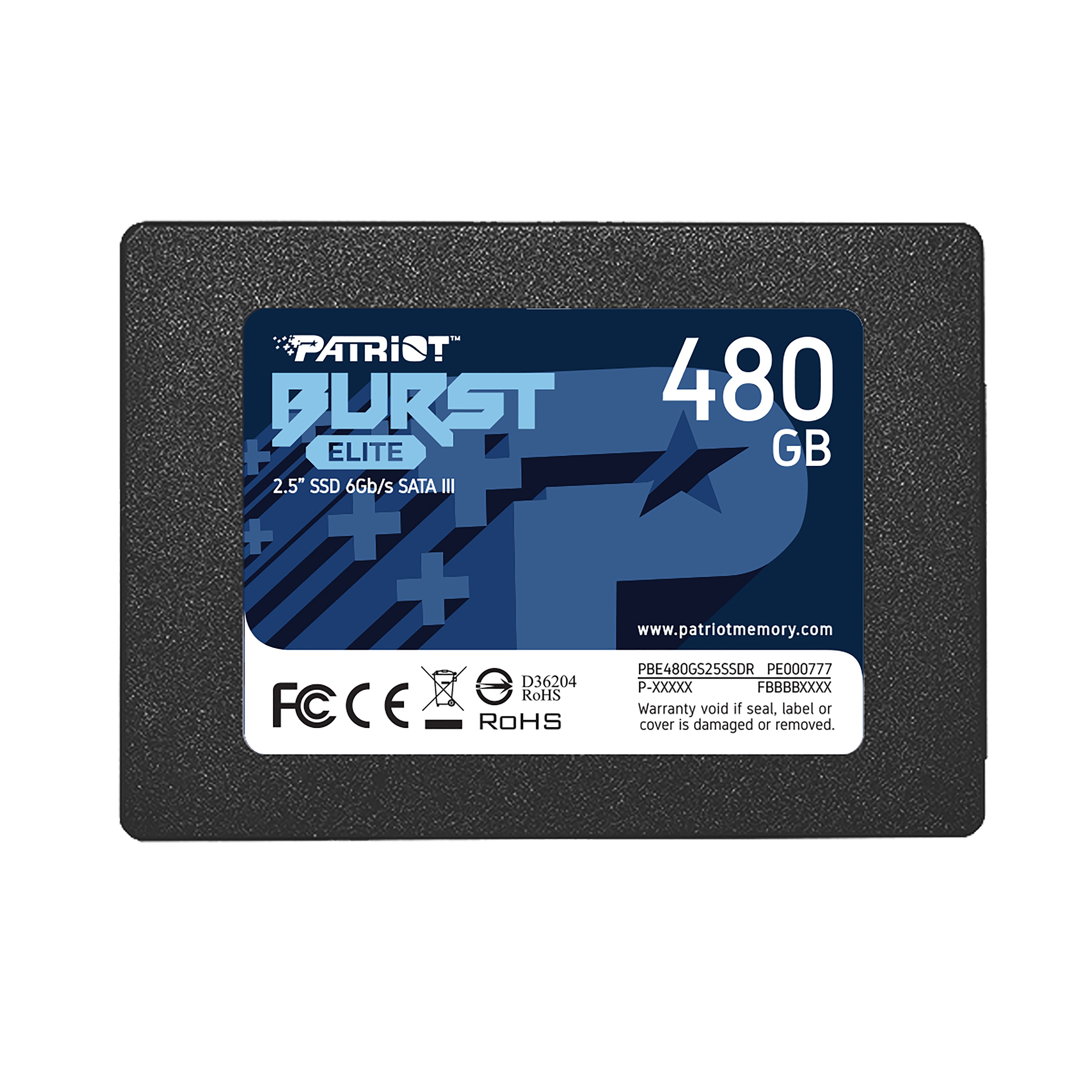 SSD SATA III Patriot Memory Burst Elite 2.5 480 GB - Immagine 1