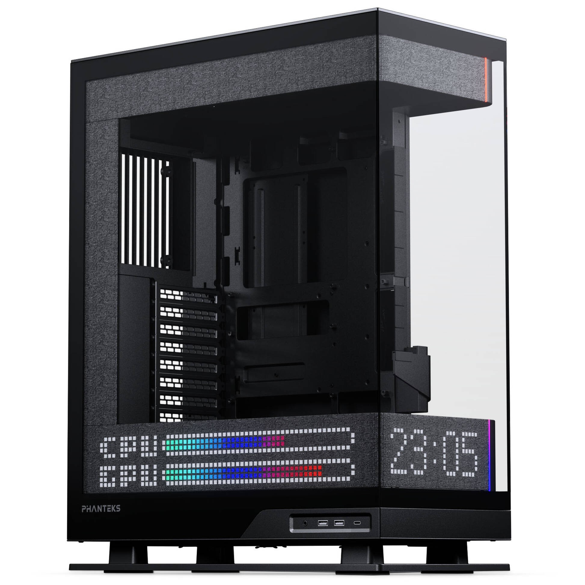 Phanteks Evolv X2 Matrix Midi Tower Vetro temperato Nero - Immagine 1