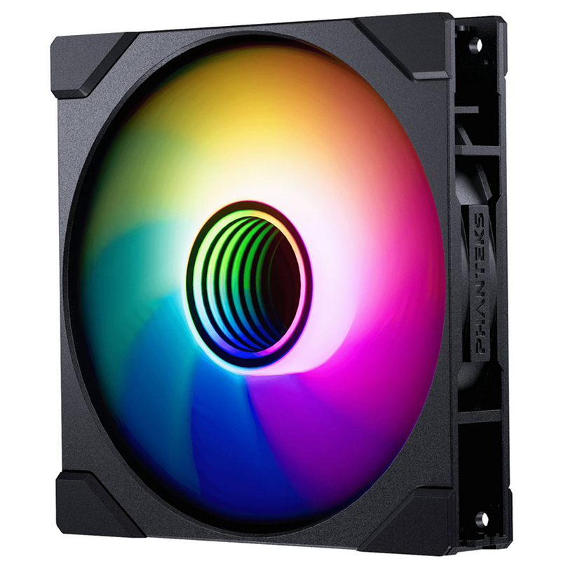 Ventola PHANTEKS M25 Gen2 PWM D RGB Lama Inversa 140mm Nero - Immagine 1
