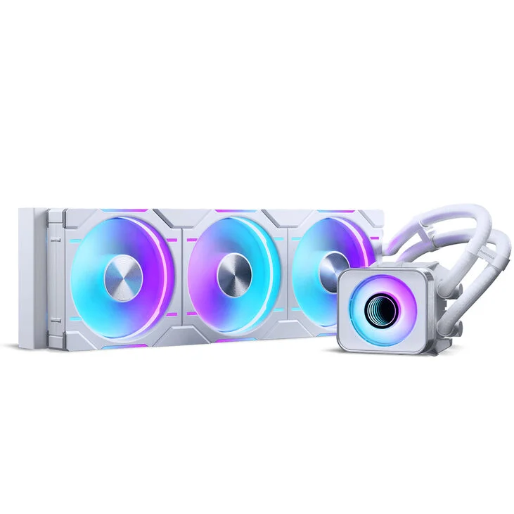 Dissipatore A Liquido Phanteks GLACIER ONE 360D30 X2 DRGB 360 mm Bianco - Immagine 1