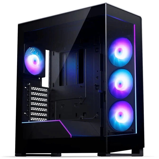 Case Phanteks NV5X Midi-Tower E-ATX ARGB Vetro Temperato Nero