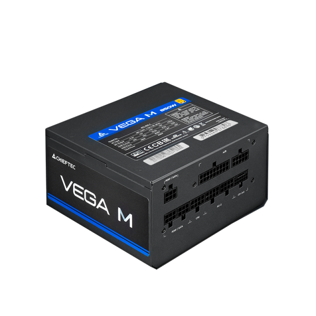 Alimentatore Chieftec Vega M 1000W 80Plus Gold Nero - Immagine 1