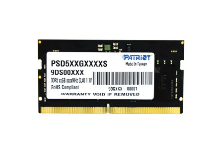 Ram Patriot Signature SO-DIMM DDR5 4800Mh (1x32) 32GB CL40 - Immagine 1