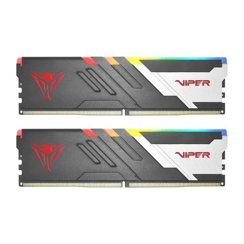 Ram PATRIOT VENOM VIPER DDR5 6800MHz 32GB (2x16) RGB XMP 3.0 CL34 GRIGIO - Immagine 1