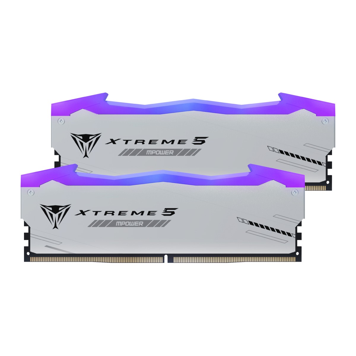 Ram Patriot Viper Extreme 5MPower DDR5 8000Mhz (2x24) 48GB RGB Bianco XMP CL38 - Immagine 1