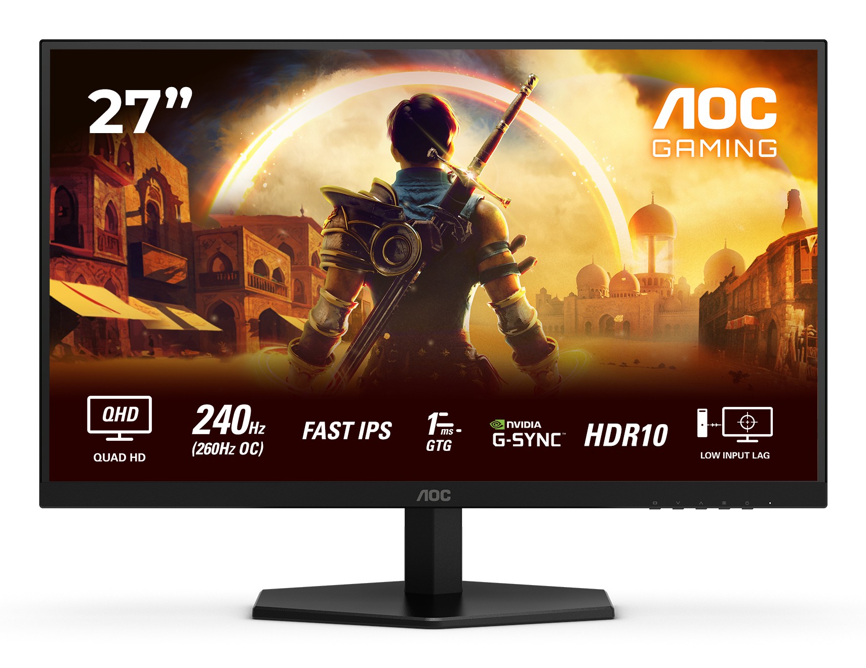 Monitor Da Gaming AOC Q27G42ZE 27 WQHD 240Hz IPS Adaptive Sync - Immagine 1