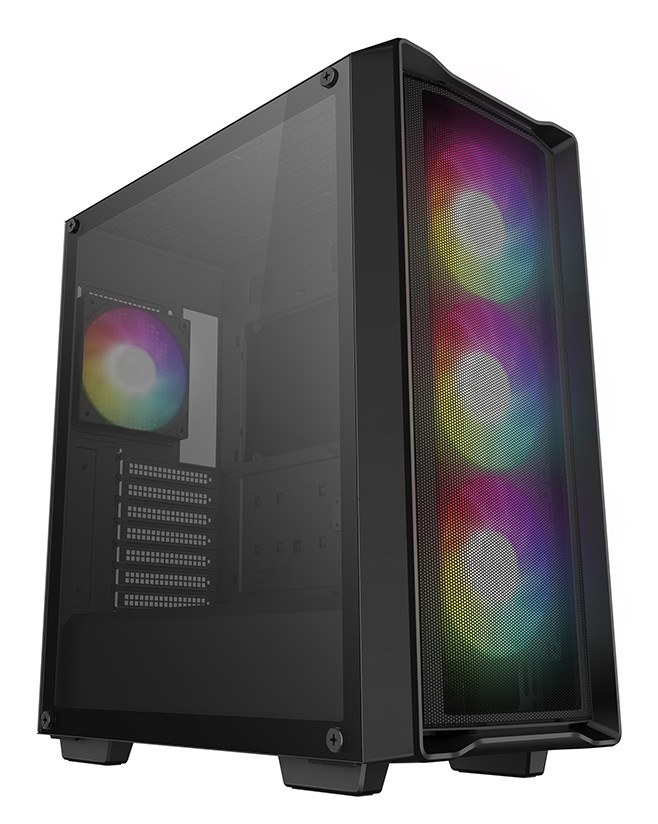 Case DeepCool CC560 MESH V2 Midi Tower Vetro Temperato Nero - Immagine 1
