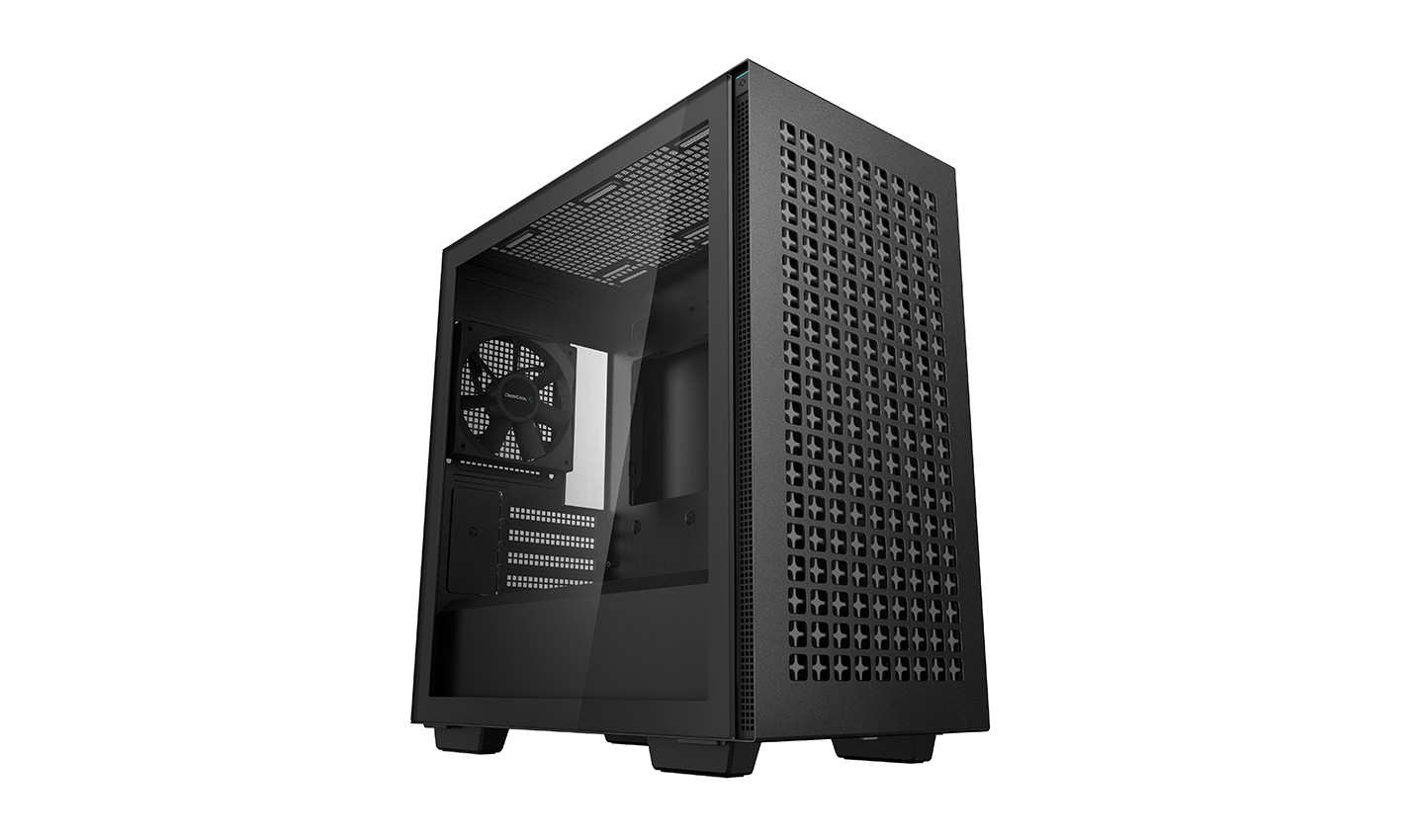 Case DeepCool CH370 ARGB Micro-ATX Nero - Immagine 1