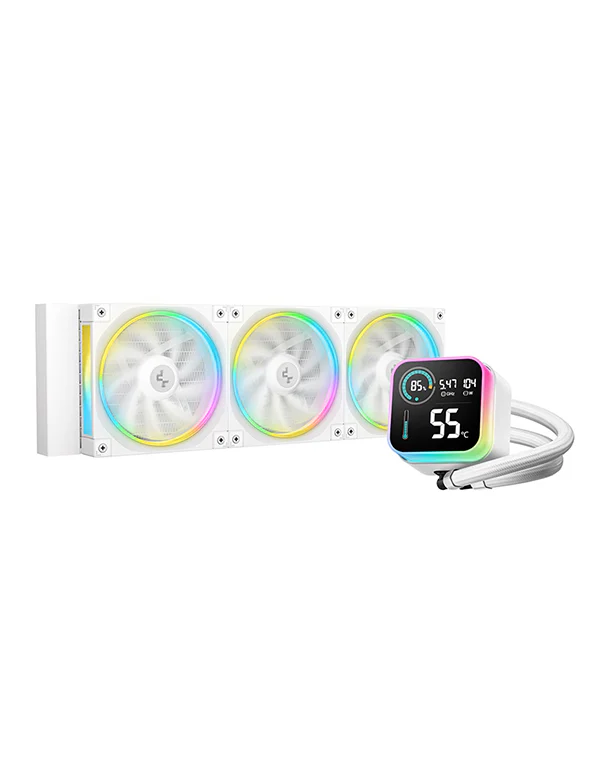 Dissipatore A Liquido DeepCool LQ360 360mm RGB Bianco - Immagine 1