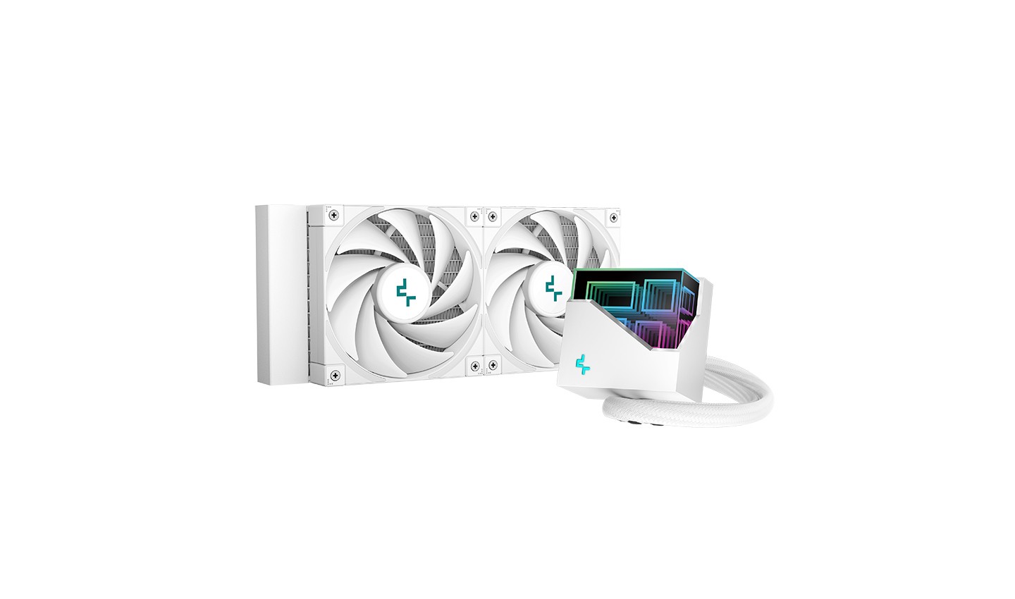 Dissipatore A Liquido DeepCool LT520 WH 240mm - Immagine 1