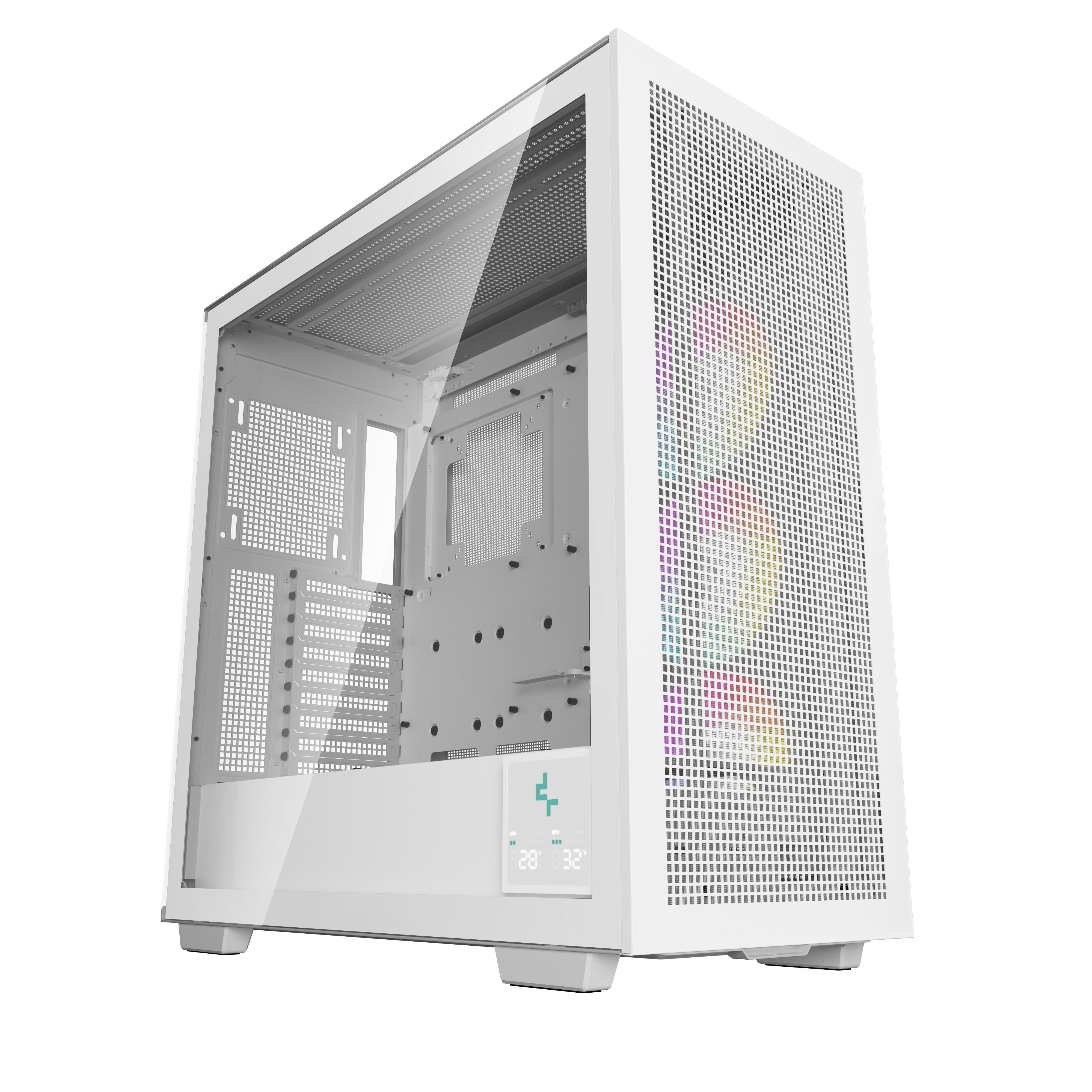 Case DeepCool MMORPHEUS Big-Tower Vetro Temperato Bianco - Immagine 1