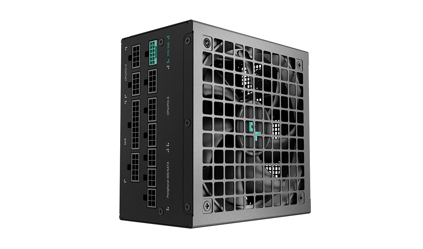 Alimentatore Deepcool PN1000-M Modulare ATX 3.1 PCIe 5.1 80PLUS Gold Nero - Immagine 1