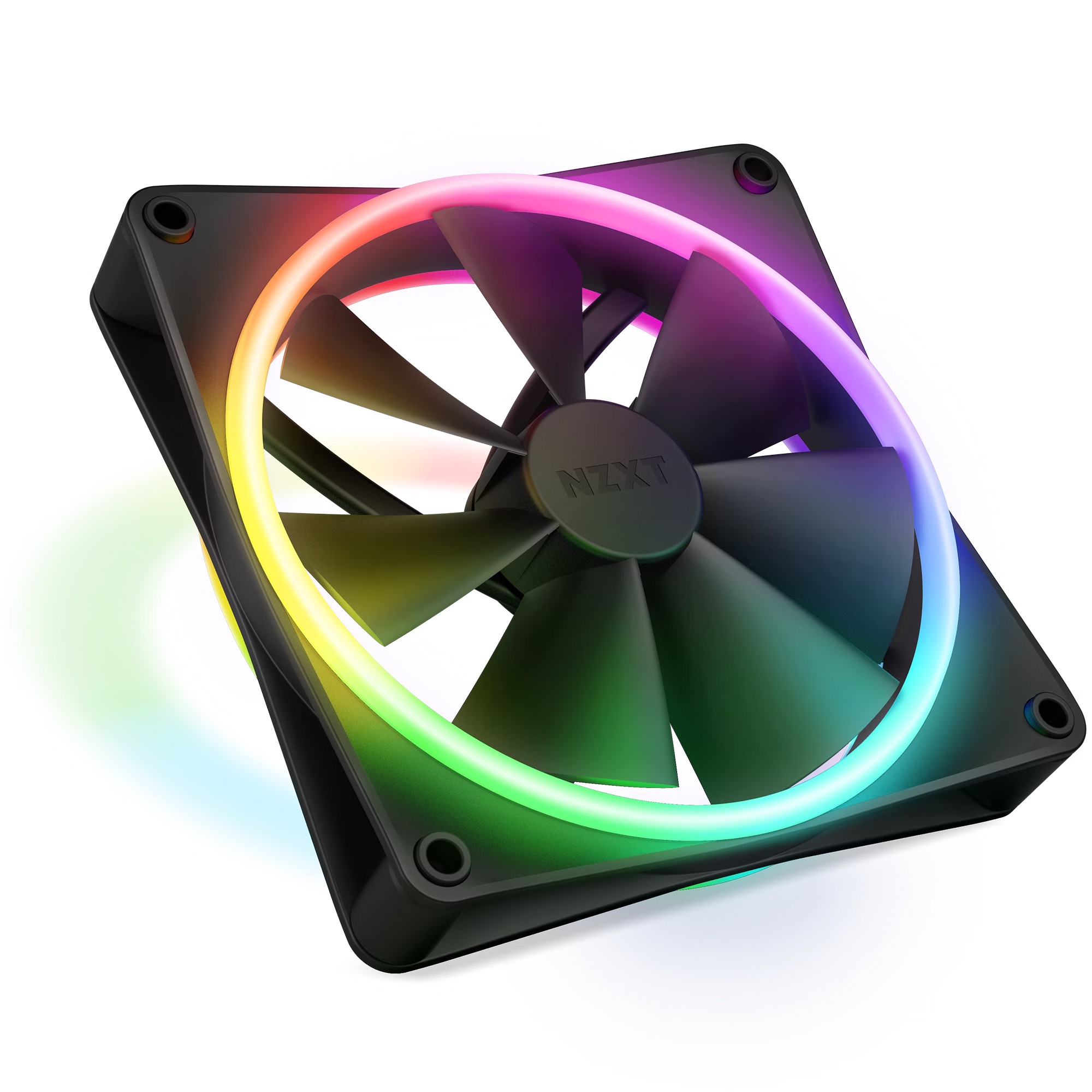 Ventola NZXT F120 RGB DUO PWM 120 mm Nero - Immagine 1