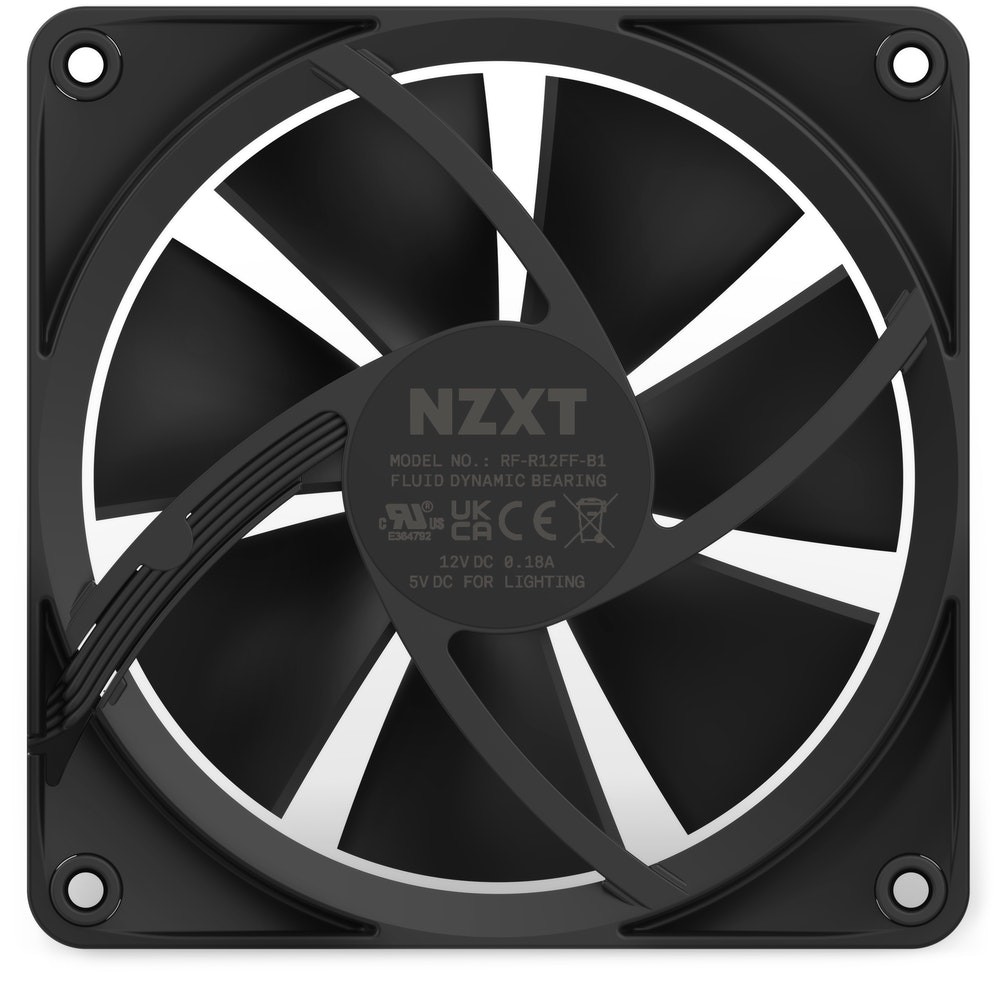 Ventola NZXT F120 PWM Nero - Immagine 1