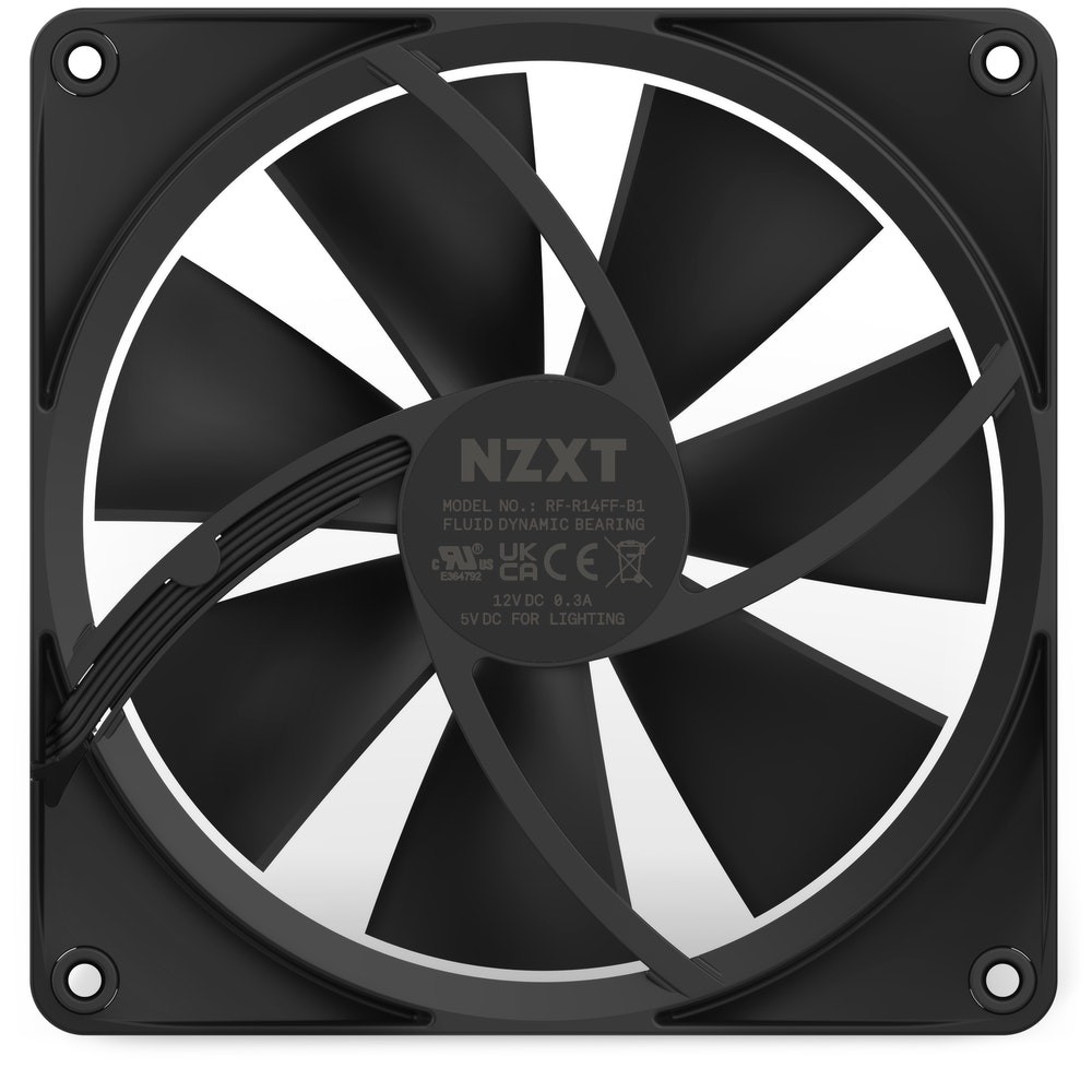 Ventola NZXT F140 PWM Nero - Immagine 1