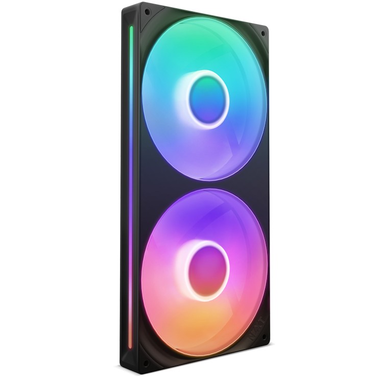 Ventole NZXT F280 RGB Core Uni-Frame 280mm Nero - Immagine 1