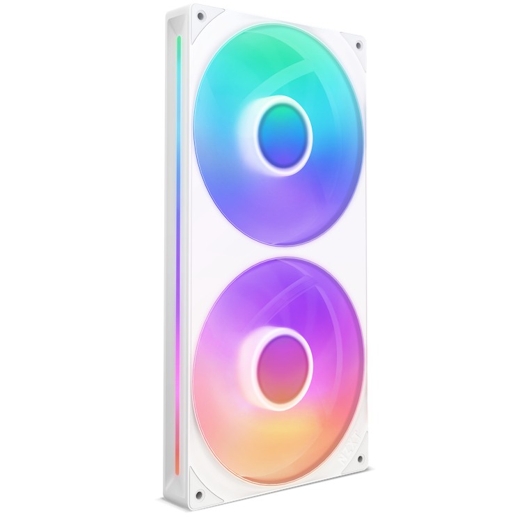 Ventole NZXT F280 RGB Core Uni-Frame 280mm Bianco - Immagine 1