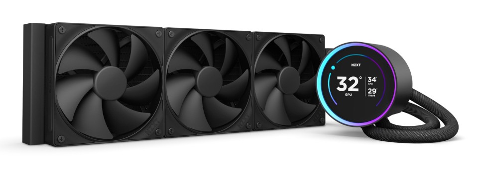 Dissipatore A Liquido NZXT Kraken Elite 360mm Nero - Immagine 1