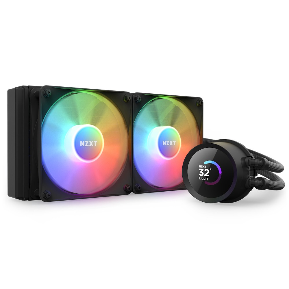 Dissipatore A Liquido NZXT Kraken RGB 240mm Nero LCD - Immagine 1
