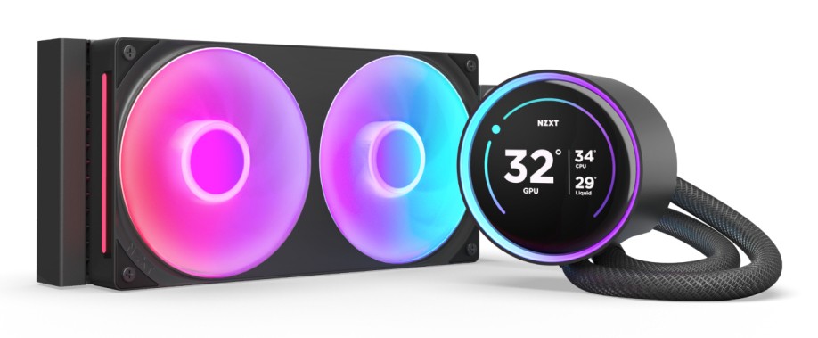 Dissipatore A Liquido NZXT Kraken Elite 240mm RGB Nero - Immagine 1