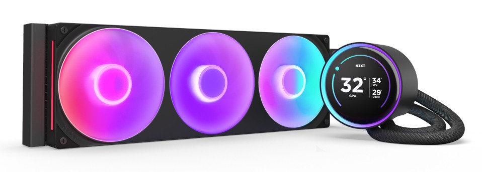 Dissipatore A Liquido NZXT Kraken Elite 420mm RGB Nero - Immagine 1