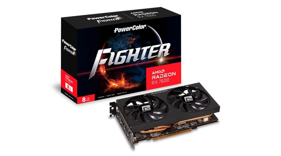 Scheda Video PowerColor Radeon Fighter RX 7600 8GB GDDR6 - Immagine 1