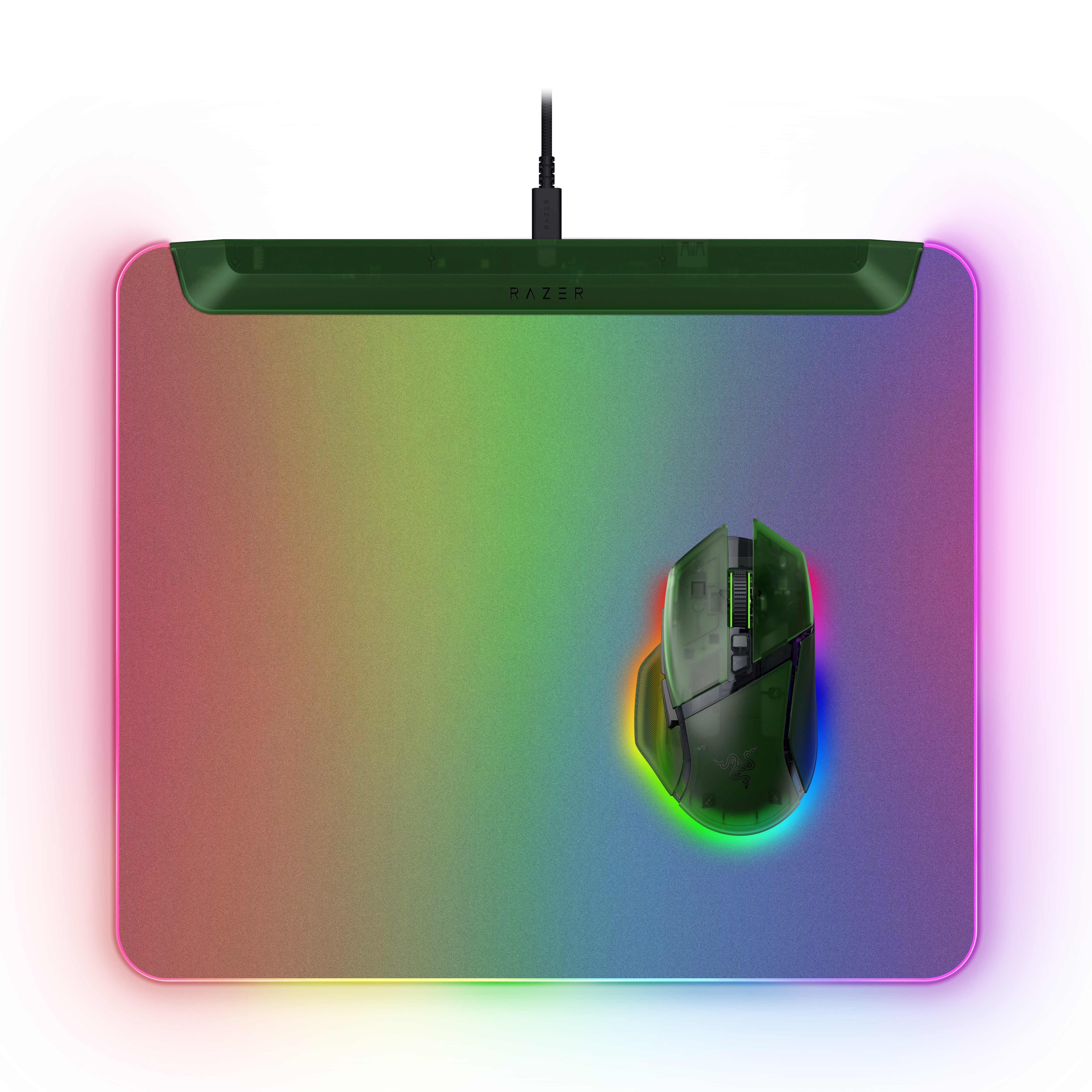 Tappetino per mouse Razer Firefly V2 Pro Verde - Immagine 1