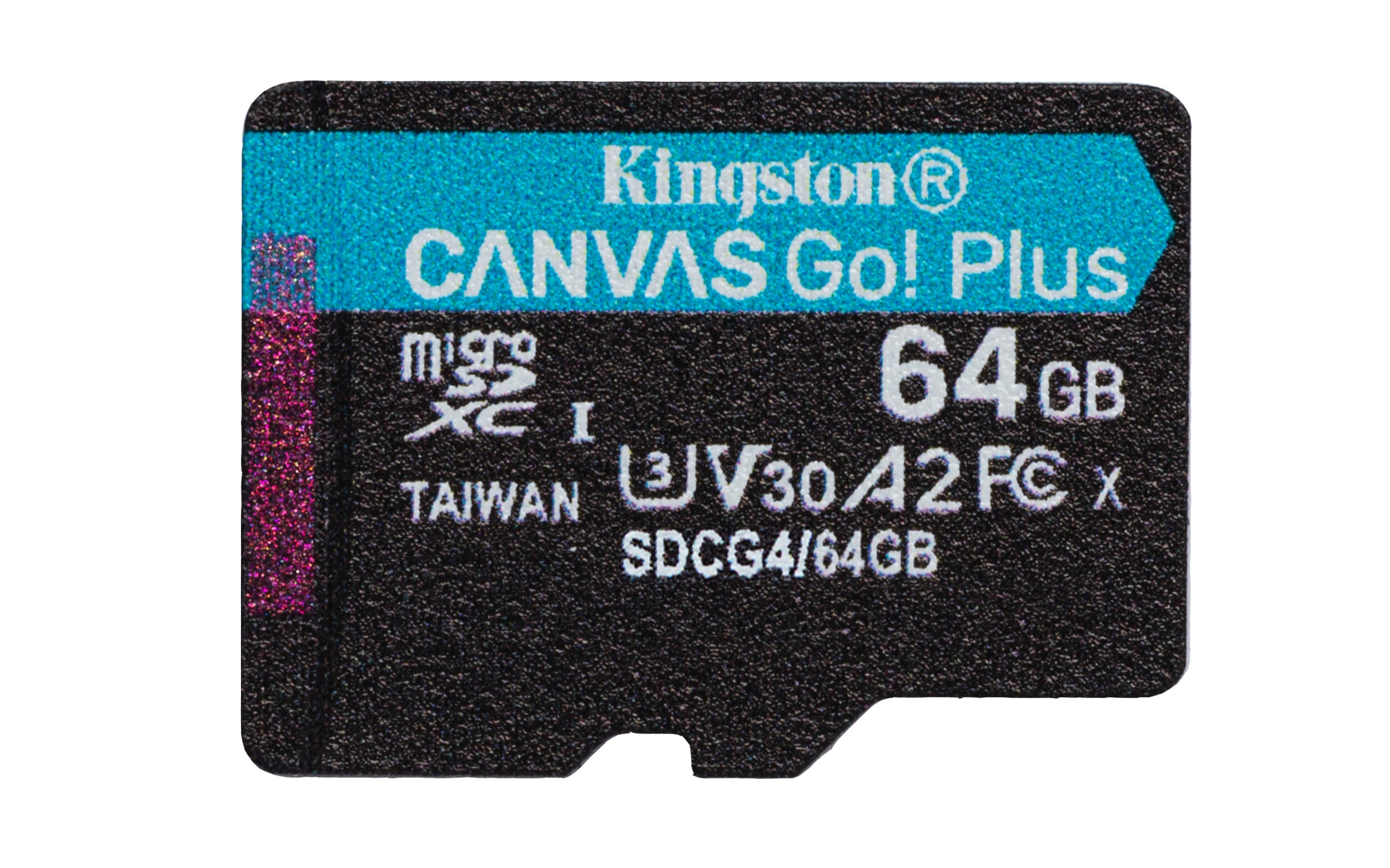 microSDXC Canvas Go Plus Kingston Technology 64 GB Gen4 200R A2 U3 Confezione singola senza ADP - Immagine 1