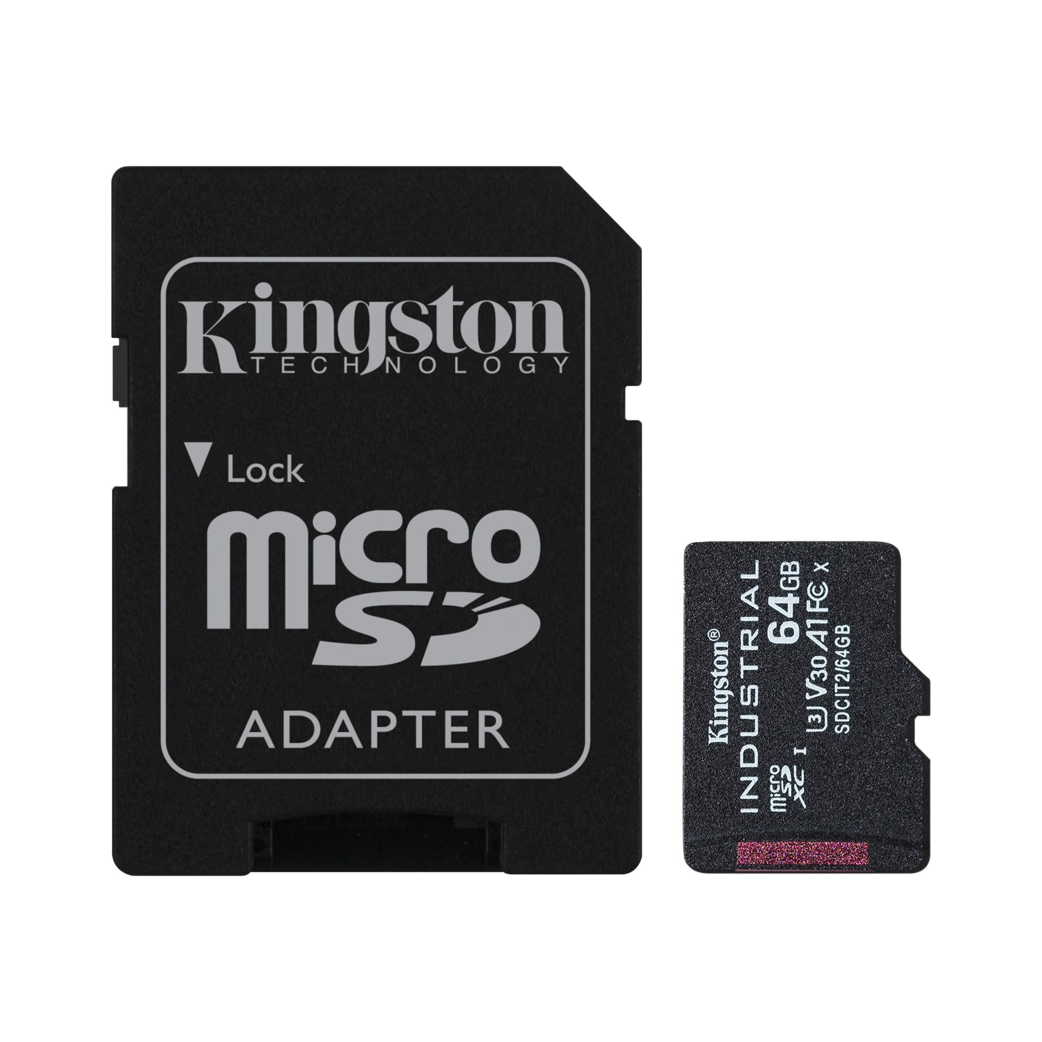 MICRO SDHC KINGSTON Industrial 64 GB - Immagine 1