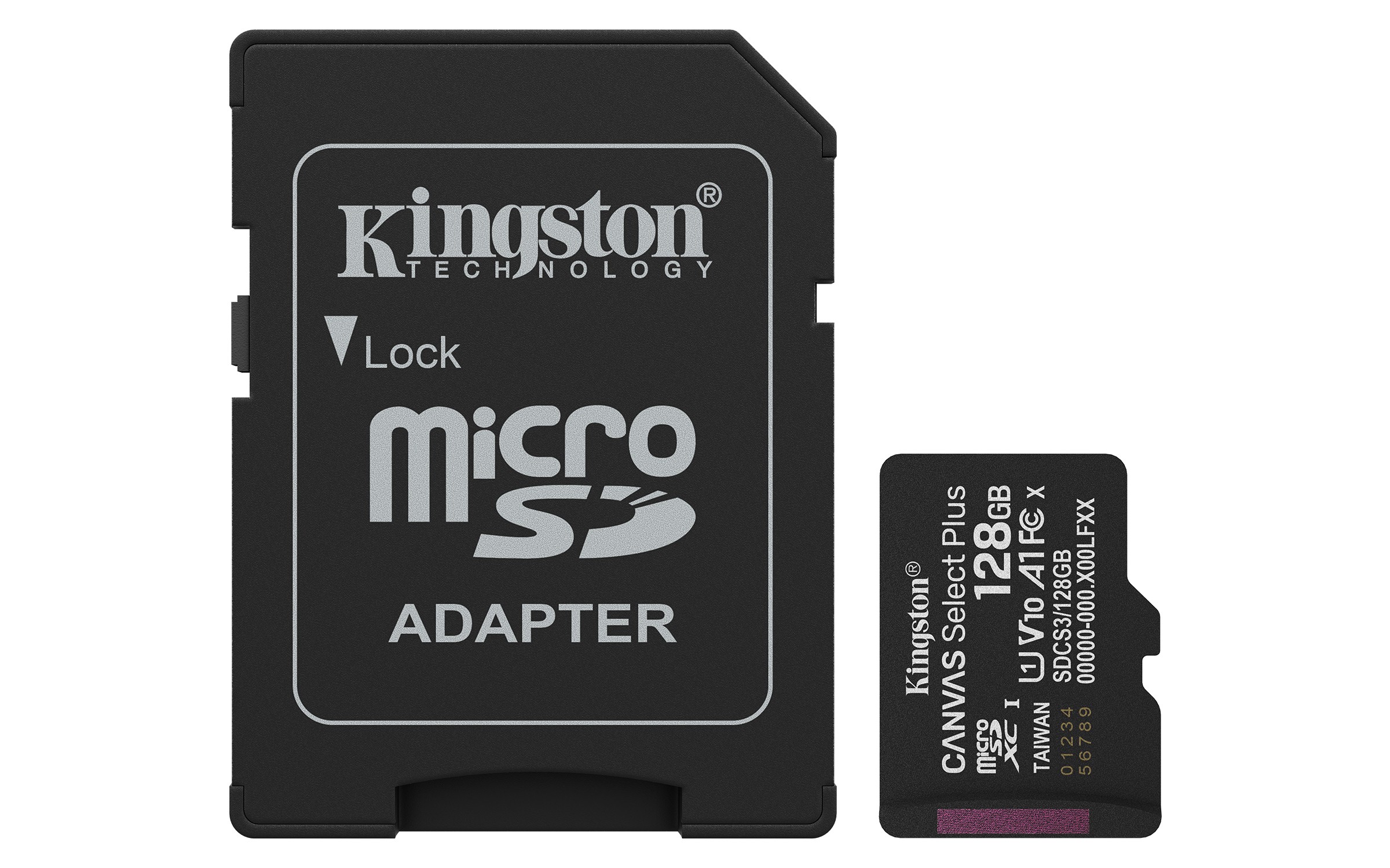 Kingston Technology 128GB microSDXC Canvas Select Plus Gen3 150MB/s A1 (Adattatore SD incluso) - Immagine 1