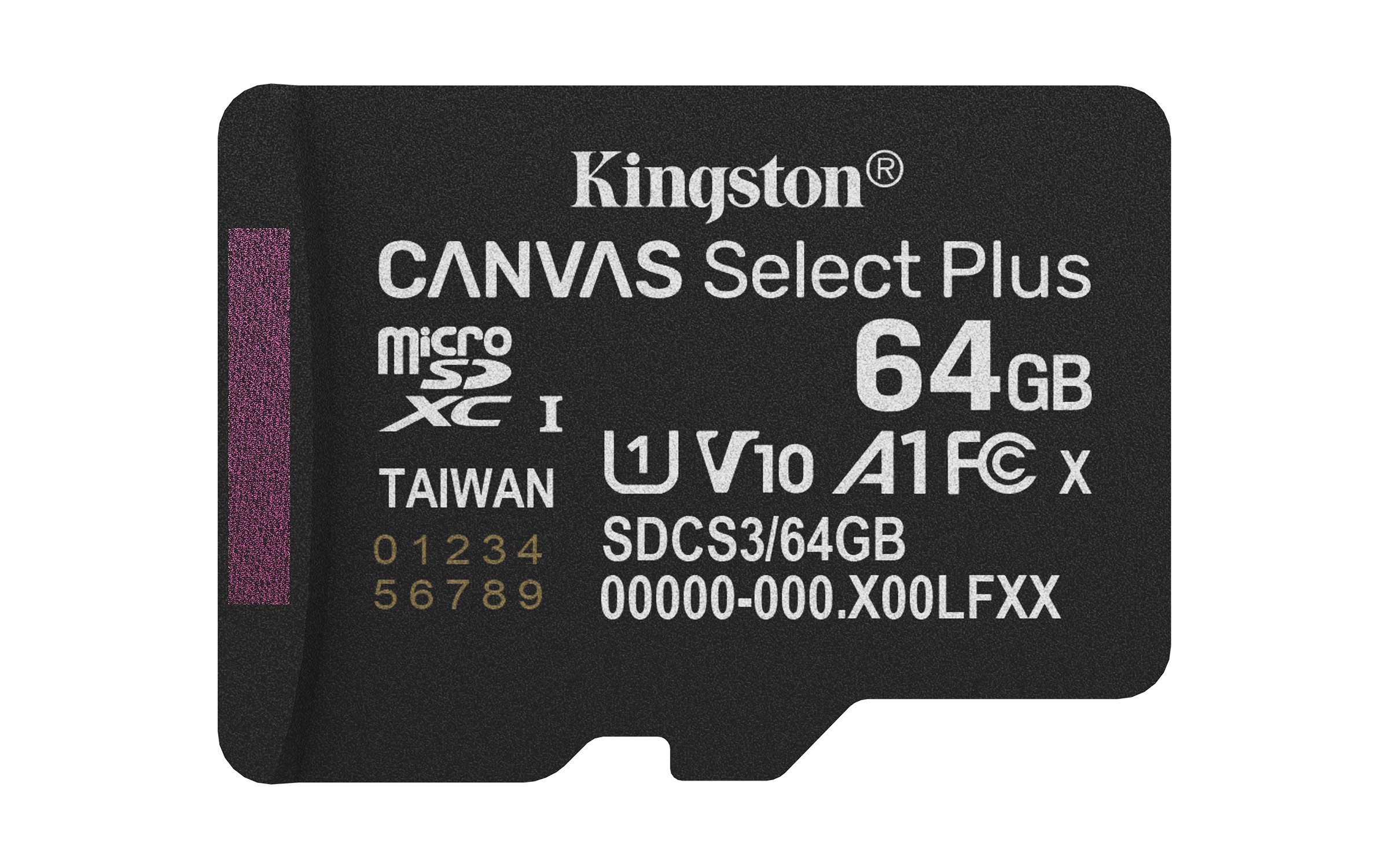 micSDXC Kingston Technology 64GB Canvas Select Plus Gen3 100R A1 - Immagine 1