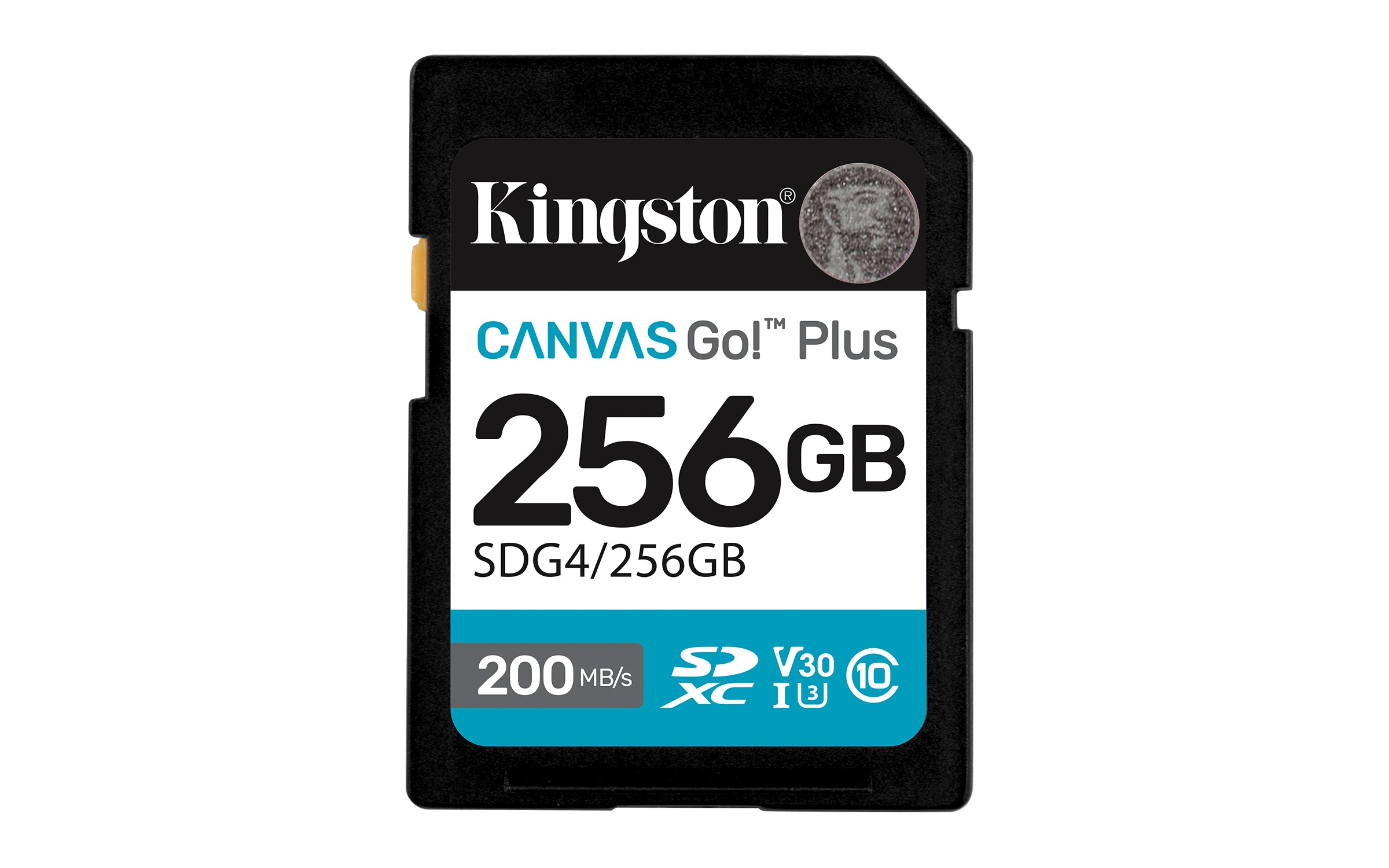 SDXC Canvas Go Plus Kingston Technology 256GB Gen4 200MB/s C10 UHS-I U3 V30 - Immagine 1