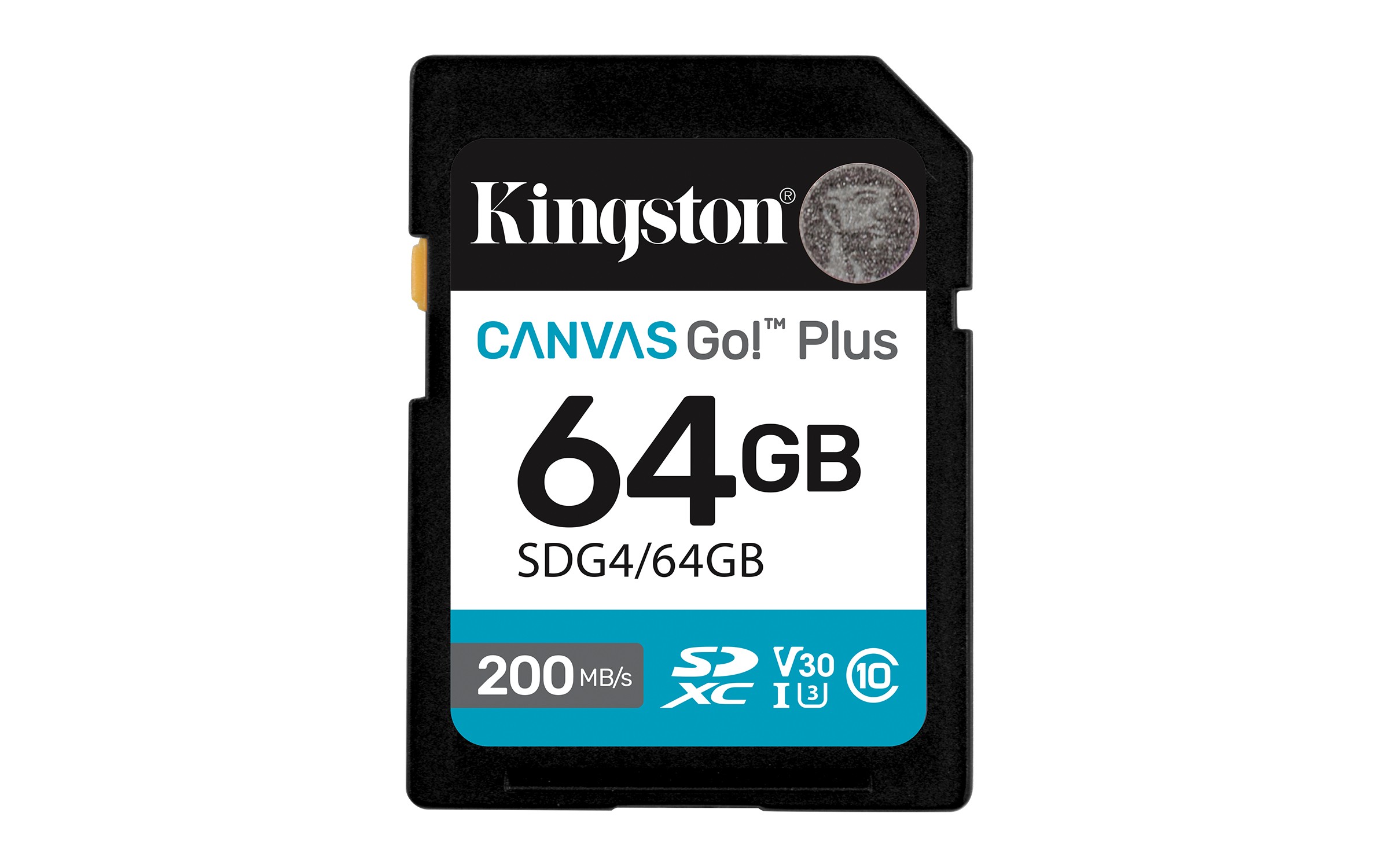 SDXC Canvas Go Plus Kingston Technology 64GB Gen4 200MB/s C10 UHS-I U3 V30 - Immagine 1