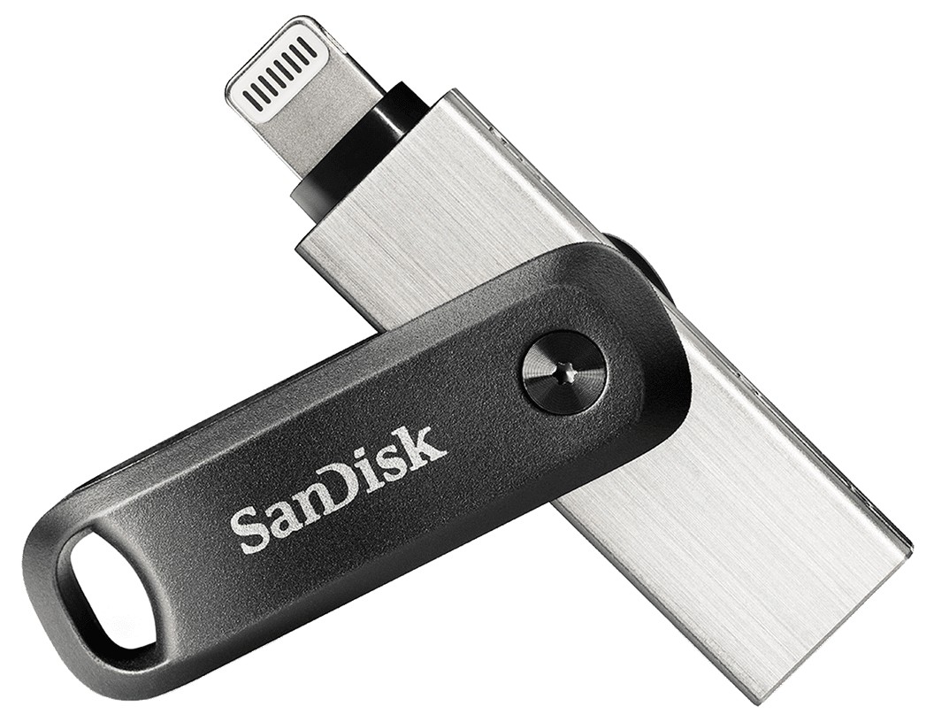 Pendrive SanDisk iXpand 64 GB USB Type-A / Lightning 3.2 Nero, Argento