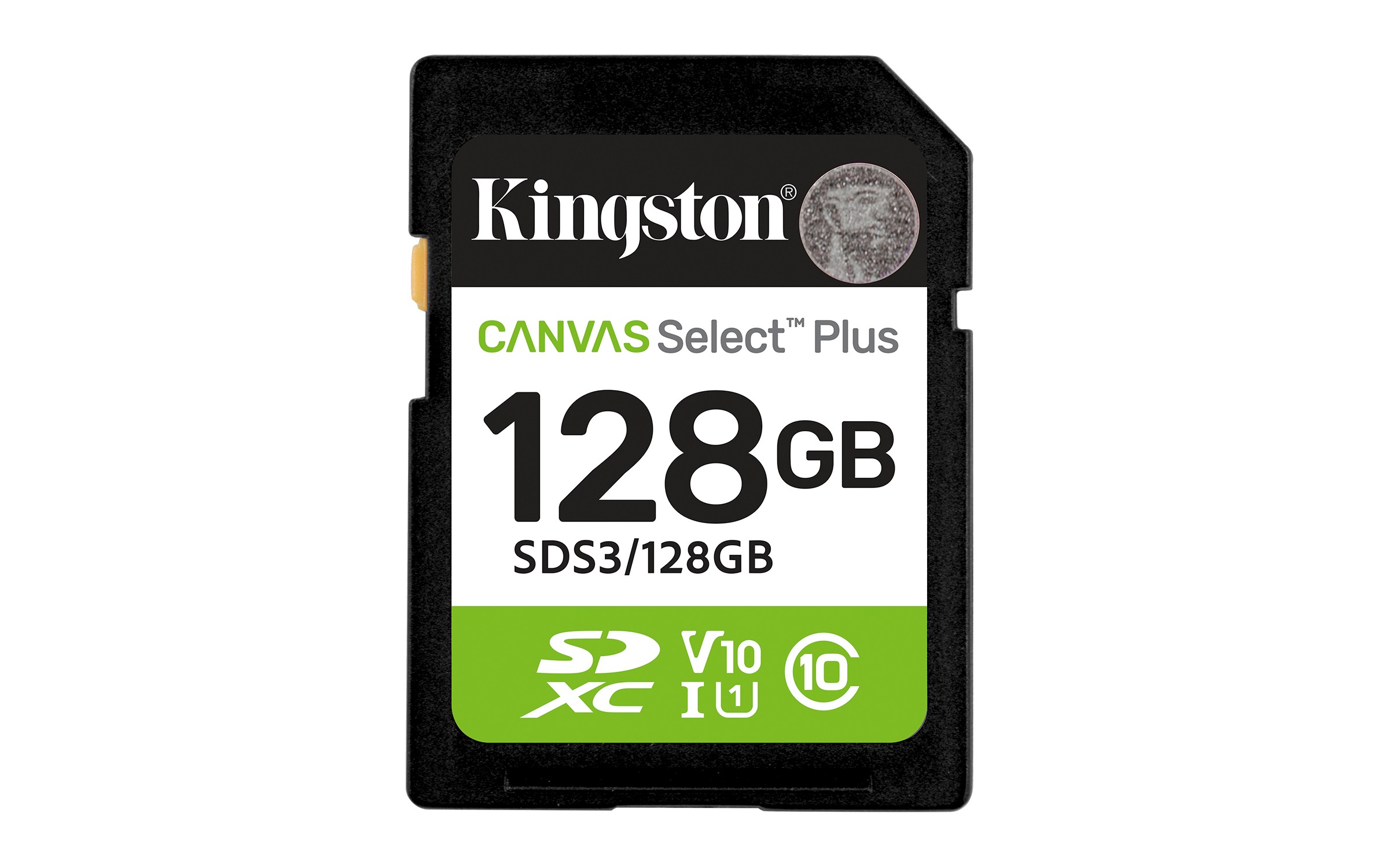 Kingston Technology 128GB SDXC Canvas Select Plus Gen3 150MB/s C10 UHS-I U1 V10 - Immagine 1