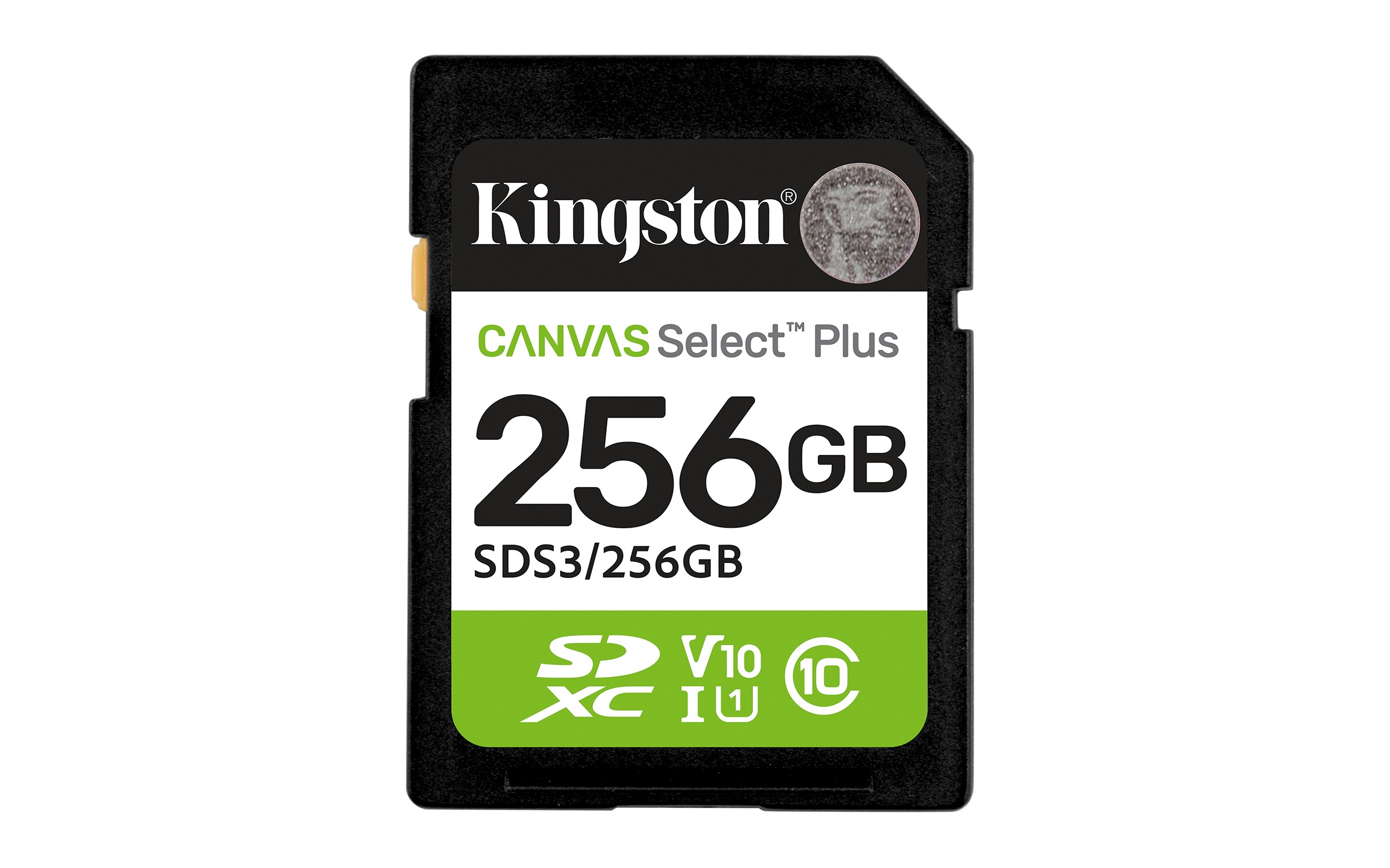 Kingston Technology 256GB SDXC Canvas Select Plus Gen3 150MB/s C10 UHS-I U1 V10 - Immagine 1