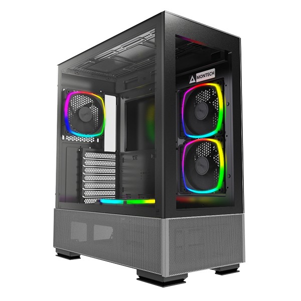 Case Montech SKY TWO Midi-Tower Nero - Immagine 1