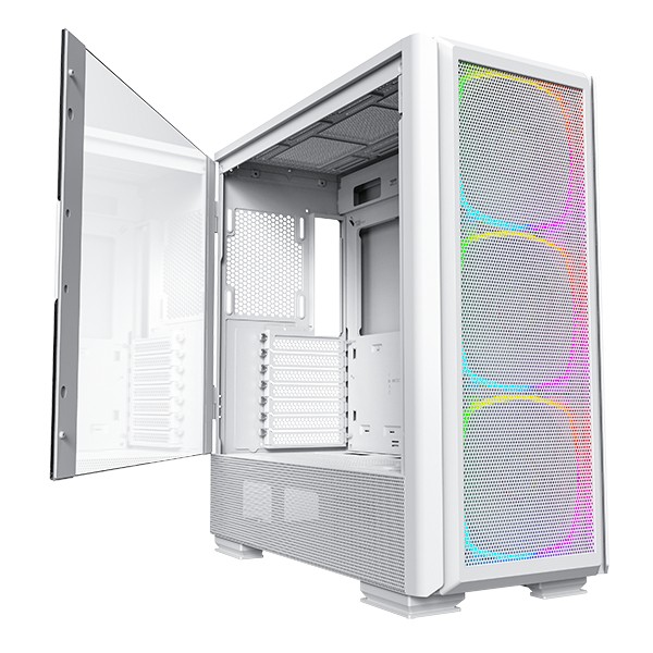 Case Montech Midi Tower SKY TWO GX Vetro Temperato Bianco - Immagine 1