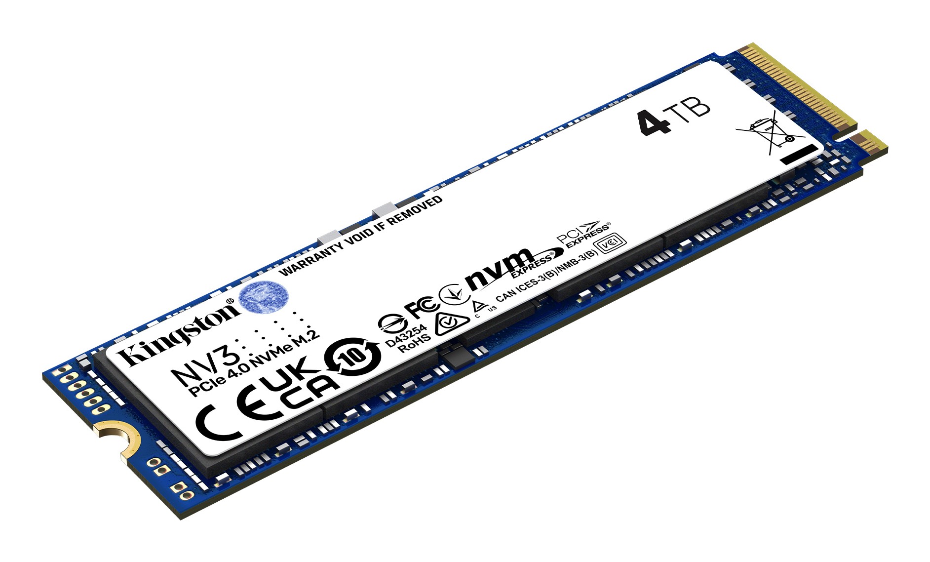SSD Kingston Technology 4000G NV3 M.2 2280 NVMe - Immagine 1
