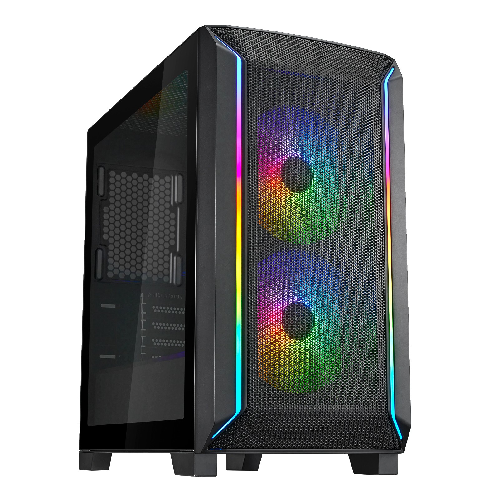 Case SilverStone FARA 312 Micro-ATX Vetro Temperato Nero - SPEDIZIONE IMMEDIATA - Immagine 1
