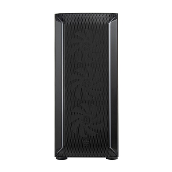 Case SilverStone Fara 511Z Midi-Tower Vetro Temperato Nero - Immagine 1