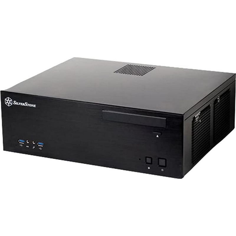 Case Silverstone SST-GD04B USB 3.0 Grandia Desktop Nero - Immagine 1