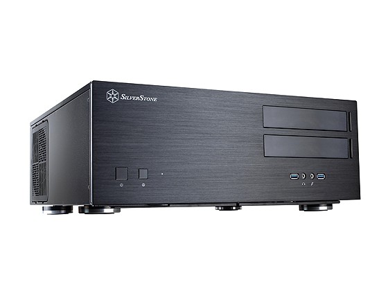 Case Silverstone SST-GD08B USB 3.0 Grandia Desktop Nero - Immagine 1