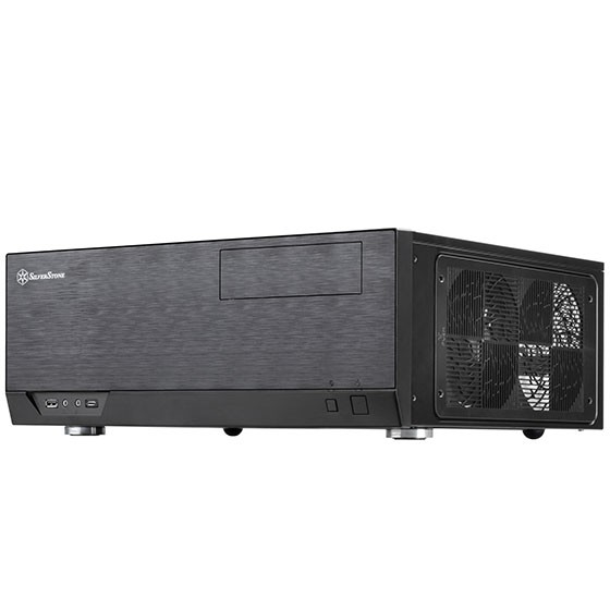 Case SilverStone SST-GD09-C USB 3.0 Nero - Immagine 1