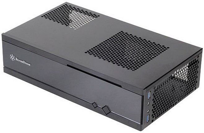 Case SilverStone SST-ML05B Milo HTPC Nero - Immagine 1